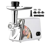 IUYIXWFP Picadora de Carne eléctrica y máquina para Hacer Salchichas - Picadora Comercial de 2000 W con Cuchillas Dobles de Acero Inoxidable, 250 RPM, bajo Ruido para moler Carne,