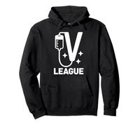 IV Liga Enfermera Juego de Palabras Minimal Hospital Night Shift Design Sudadera con Capucha