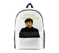 Ivan Cornejo Mirada Anime Merch Mochila Rapero, Unisex Moda Casual Streetwear Hombro Bolsa, blanco, M