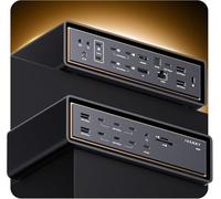 iVANKY 26 en 1 FusionDock Ultra para Chips duales Thunderbolt 5, estación de Acoplamiento MacBook 10GbE, Dock de Pantalla Quad 6K/Triple 8K para Mac M1-M5 Pro/MAX, 120 Gbps, 240W