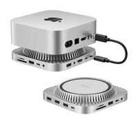 iVANKY - Base 13 en 1 para Mac Mini M4, con Carcasa para SSD M.2 NVMe de 8 TB, concentrador HDMI 4K a 144 Hz para Mac Mini M4 y M4 Pro (2024)