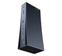 iVANKY Intel Certificado vertical Thunderbolt 5 Docking Station con 11 puertos, 180W de potencia, simple 8K, doble 6K@60Hz para MacBook M/Pro/Max Series, doble 8K@60Hz para Window TB5, 120Gbps, 2,5GbE