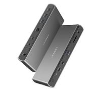 iVANKY Thunderbolt 5 Dock FusionDock Pro 3 Estación de Acoplamiento Hub 11 en 1 Único 8K, Doble 6K@60Hz para MacBook M1/M2/M3/M4/M5 Pro/MAX, Doble 8K para WindowTB5, 180W de Potencia, 120Gbps, 2.5GbE