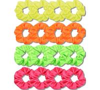 IVARYSS Coleteros para el cabello, satén de alta calidad suave que la seda para mujeres, lazos de pelo de moda para niñas, accesorios para el cabello fino | peinado grueso, paquete de 16 unidades