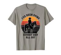 I've been doing cowboy shit all day vintage Camiseta