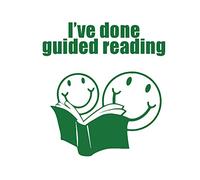 I've Done Guided Reading Today Teacher Stamp, Green Ink, SuperStickers Stamp, One Size, DSS14099G