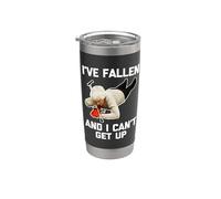 I've Fallen & I Can't Get Up - Divertido dicho sarcástico novedad Vaso térmico de acero inoxidable de doble pared
