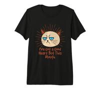 Ive Got a Good Heart But This Mouth - Humor sarcástico Divertido Camiseta Premium