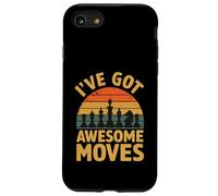I've Got Awesome Moves Retro Vintage Ajedrez Jugador Carcasa para iPhone SE (2020) / 7 / 8