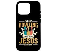 I've Got Bowling In My Veins Jesus In My Heart Carcasa para iPhone 16 Pro