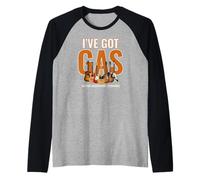I've Got Gas (Síndrome de adquisición de Guitarra) Camiseta Manga Raglan