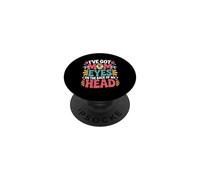 I've Got MOM Eyes ON The Back of MY Head PopSockets PopGrip Adhesivo