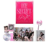 IVE - IVE - THE 4th EP [IVE SECRET] (Gasp! Ver.) Out Package + Photo Book + CD-R + Instant Photo + Photocard + 2 Pin Badges + 4 Extra Photocards