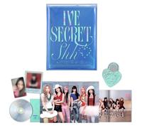 IVE - IVE - THE 4th EP [IVE SECRET] (Shh! Ver.) Out Package + Photo Book + CD-R + Instant Photo + Photocard + 2 Pin Badges + 4 Extra Photocards