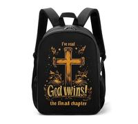 I've Read The Final Chapter God Wins - Mochila casual divertida para uso diario, bolsa de hombro de viaje para mujeres y hombres