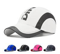 Ivedin | Gorra Béisbol de Secado Rápido Hombre y Mujer | Visera Tridimensional | Transpirable, Ultraligera y Ajustable | Training, Golf, Running, Trucker, Tenis, Gym, Playa y Surf (Blanco)