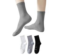 Ivedin - Pack de 3 Calcetines Deportivos Media Caña Finos para Mujer | Amortiguación Antideslizante y Tejido Transpirable | Talla Única 34-40 EU (P3A)