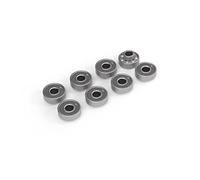 IVEKYKIBC 8 rodamientos cerámicos Negros Profesionales for Longboard, Tabla de Surf, Patinaje sobre Ruedas y patinetas integrales.(Gray Integral Bearing)