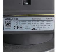 IVEKYKIBC A4D630-AF03-03 Ventilador de refrigeración 630 mm, 230/400 V, 6,67/3,86 A, 1720/2860 W, 1405/1660 RPM