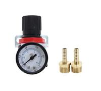 IVEKYKIBC Compresor de Aire neumático AR2000 con Rosca de 1/4 de Pulgada, regulador de presión, válvula Reductora de presión, Conector de 4 mm, 6 mm, 8 mm, 10 mm y 12 mm.(AR2000+BT 6mm)