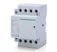 IVEKYKIBC Contactor Modular 40A-100A, 4P, 63A, 4NO, 4NC, 2NO, 2NC, 220V, 110V, 24V, contactor automático doméstico, Tipo riel DIN, ICT, 50/60Hz(4P 63A 4NO AC230V)