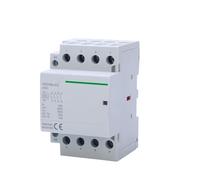 IVEKYKIBC Contactor Modular 50 Hz 60 4P 63 A 4NO 4NC 2NO 2NC 220 V 110 24 CC automático for Uso doméstico, Tipo riel DIN, 1 Unidad(4P 40A 4NO AC230V)
