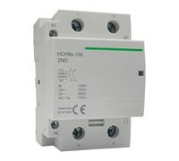 IVEKYKIBC Contactor Modular HCH8s-100, 2P, 100A, 2NO o 4NO, 220V, automático, for Uso doméstico (1 Unidad)(100A 2NO AC230V)