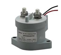 IVEKYKIBC Relé de Potencia contactor CC Alto Voltaje 5-1000 V, 200 A, SEV200AHXL, Bobina 12, 24, 36, 48, 60 y 72 for Carga Pilas Coche(Coli Voltage 12VDC)
