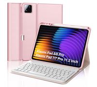 IVEOPPE Funda de teclado para Xiaomi Pad 8/8 Pro/Pad 7/7 Pro de 11.2 | Teclado magnético desmontable inalámbrico, conexión Bluetooth, cubierta de protección resistente a las manchas, recargable