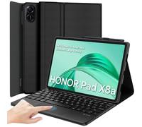 IVEOPPE Honor Pad X8a Funda con Teclado Touchpad Bluetooth Inalámbrico, Cover Trackpad Español Ñ para 11" - Negro