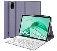 IVEOPPE Honor Pad X8a Funda Teclado, Teclado Honor Pad X8a, Cover Teclado Español Ñ Inalámbrico Bluetooth para Honor Pad X8a 2024 11", Lavanda púrpura