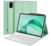IVEOPPE Honor Pad X8a Funda Teclado, Teclado Honor Pad X8a, Cover Teclado Español Ñ Inalámbrico Bluetooth para Honor Pad X8a 2024 11", Verde Hierba