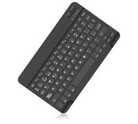 IVEOPPE Teclado con Bluetooth Inalámbrico, Teclado Español Ñ Bluetooth Inalámbrico Súper Delgado de para iPad, iPad Pro, iPad Air, Tableta Compatible con Android/Samsung/Huawei/Xiaomi/Lenovo, Negro