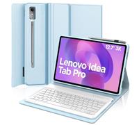 IVEOPPE Teclado para Lenovo Idea Tab Pro 12.7" 2025 - Funda Teclado Español Bluetooth Magnético Desmontable para Lenovo Idea Tab Pro 12.7 Pulgadas 2025, Azul Cielo