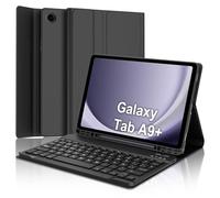 IVEOPPE Teclado Samsung Galaxy Tab A9 Plus 11 Pulgadas 2023, Funda Teclado Español Ñ Bluetooth Desmontable para Samsung Galaxy A9+ (SM-X210/X216/X218), Negro