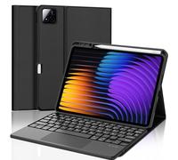 IVEOPPE Teclado Xiaomi Pad 7/7 Pro 11.2" con Touchpad, Funda Teclado Trackpad Español Ñ Desmontable Bluetooth para Xiaomi Pad 7/7 Pro 11,2" 2025, Negro