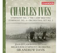 Jean-Efflam Bavouzet, Andrew Davis, Melbourne Symphony Orchestra - Ives: Sinfonias 3 Y 4 / Babouzet, Davis