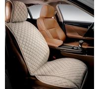 IVICY Funda de Lino para Asiento de Coche, Suave y Transpirable, con Protector Antideslizante, Universal, se Adapta a la mayoría de automóviles, Furgonetas, SUV, Camiones, 1 Unidad