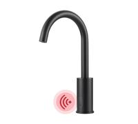iVIGA Sensor de Infrarrojos para Grifo de Baño y Cocina - Automático con Caja de Control, Mezclador de Temperatura, Negro