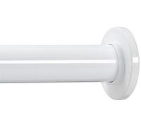 Ivilon Barra de cortina de tensión - Barra de tensión de resorte para ventanas o ducha, 61 a 91 cm, color blanco