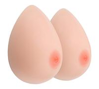 IVITA Senos Crossdresser Formas De Seno De Silicona Prótesis Mamarias Incorrectas Cosplay Crossdresser Transgénero Prótesis Mastectomía Pechos Falsos (Copa B Tamaño, 600 g/par)