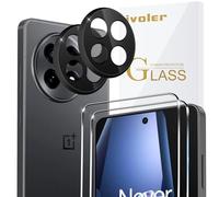 ivoler 2 Piezas Cristal Vidrio Templado Protector de Pantalla para Oneplus 13R (No para Oneplus 13), con 2 Piezas Protector de Lente de Cámara, 9H Dureza, Antiarañazos, Sin Burbujas