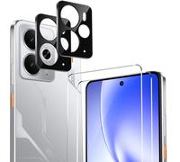 ivoler 2 Piezas Cristal Vidrio Templado Protector de Pantalla para Realme 14 5G, con 2 Piezas Protector de Lente de Cámara, 9H Dureza, Antiarañazos, Sin Burbujas