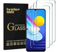 ivoler 3 Piezas Cristal Vidrio Templado Protector de Pantalla para Vivo Y52 5G / Vivo Y72 5G / Xiaomi Mi 10 Lite 5G, 9H Dureza, Antiarañazos, Sin Burbujas
