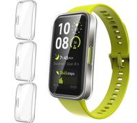 ivoler 3 Piezas Funda para Huawei Band 10 / Huawei Band 9 / Huawei Band 8, Cubierta Completa Protector de Pantalla Carcasa Protectora Transparente Suave TPU Silicona Caso Anti-Arañazos Case Cover