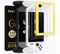 ivoler 3 Piezas Protector Pantalla para ROG Xbox Ally/ROG Xbox Ally X 2025, Incluye Marco de Instalación Fácil, Cristal Vidrio Templado Premium
