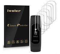 ivoler 6 Piezas Protector de Pantalla para Garmin vivosmart 5, [Cobertura Completa] [líquida Instalar] [No Burbujas] HD Transparente TPU Suave láminas Protectora