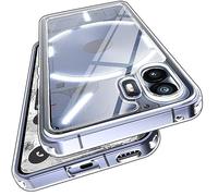 ivoler Anti-Amarillo Clara Funda para Nothing Phone 2 / Nothing Phone Two, [Protección Militar] Carcasa Bumper Teléfono Antigolpes Transparente Anti-arañazos Silicona PC Duro Case