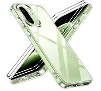 ivoler Anti-Amarillo Clara Funda para OnePlus 15R con 2 Piezas Cristal Templado, [Protección Militar] Carcasa Protectora Antigolpes Antiarañazos Transparente Bumper Case