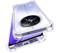 ivoler Anti-Amarillo Clara Funda para Realme 12 5G / Realme 12x 5G con Cojín Esquina Parachoques, [Protección Antigolpes Militar] Carcasa Transparente Anti-Arañazos Case